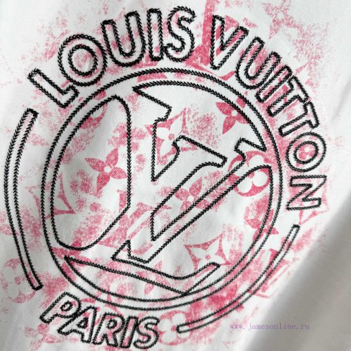 LV Louis Vuitton 2025 Spring/Summer New Collection Embroidered Direct Spray Printed Custom Doub dqb81boq - Image 5