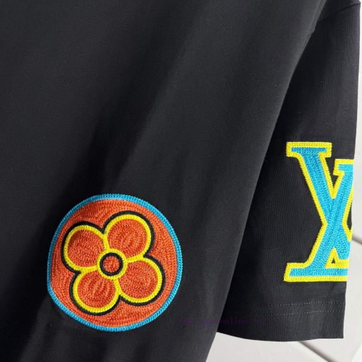 LV Louis Vuitton 2025 Spring/Summer New Embroidered Printed Custom Double Yarn Plain Cotton Fab 0mvnhazg - Image 5