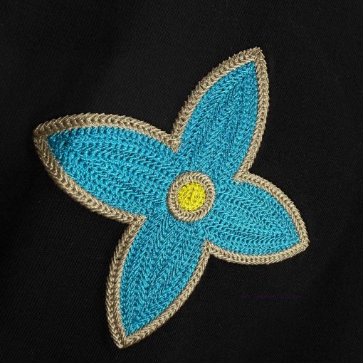 LV Louis Vuitton 2025 Spring/Summer New Embroidered Printed Custom Double Yarn Plain Cotton Fab 0mvnhazg - Image 6