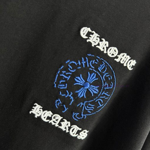 CH Kroxin 2025 Summer New Cross Incomplete Embroidered Printed Short Sleeve T-shirt Customized 4wb2wb06 - Image 5