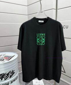 # Loe * 2025 Spring/Summer Classic Green Totem Simple Letter Thick Plate Craftsmanship Stereosc syazpjwt