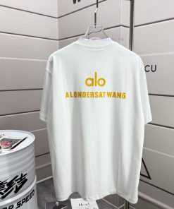 Alo * 2025 Spring/Summer Classic Front And Back Simple Letter Stereoscopic Silicone Craftsmansh jzd4iu02