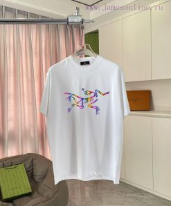 ARC'TERYX * Archaeopteryx 2025 Summer New Personalized Logo Printed Short Sleeve T-shirt Custom dirvrvud