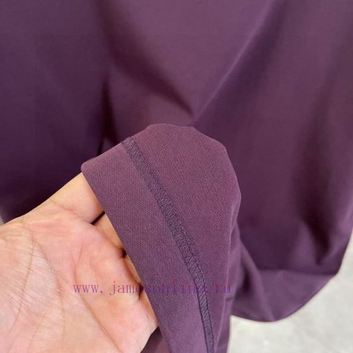 Lulu * Lulu Lemon 2025 Summer New Personalized Letter Logo Printed Custom Fabric 300g Short Sle 94bcxj94 - Image 9