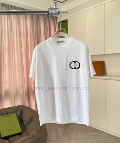 Dior 2025 Summer New Personalized Letter Logo Printed Short Sleeve T-shirt Customized Fabric 30 qbja0g2s