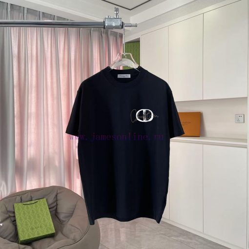 Dior 2025 Summer New Personalized Letter Logo Printed Short Sleeve T-shirt Customized Fabric 30 02hkew5l