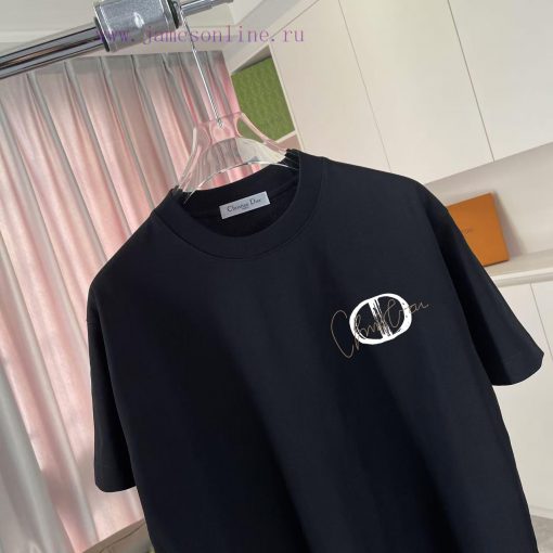 Dior 2025 Summer New Personalized Letter Logo Printed Short Sleeve T-shirt Customized Fabric 30 02hkew5l - Image 4