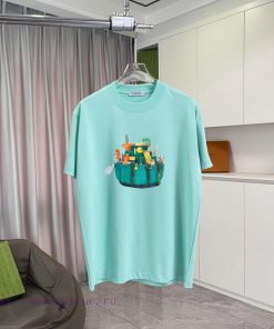 Loewe 2025 Summer New Personalized Letter Logo Printed Custom Fabric 300g Short Sleeve T-shirt qiwpcwl4