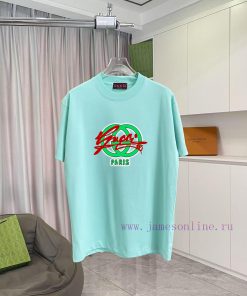 Gucci 2025 Summer New Personalized Letter Logo Printed Custom Fabric 300g Short Sleeve T-shirt oeq6o8oj