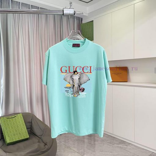 Gucci 2025 Summer New Personalized Letter Logo Printed Custom Fabric 300g Short Sleeve T-shirt 1nt4muf3 - Image 2