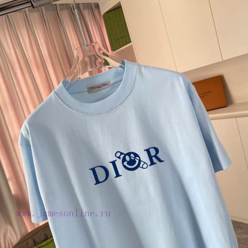 Dior 2025 Summer New Personalized Letter Logo Printed Short Sleeve T-shirt Customized Fabric 30 6e03jz2i - Image 4