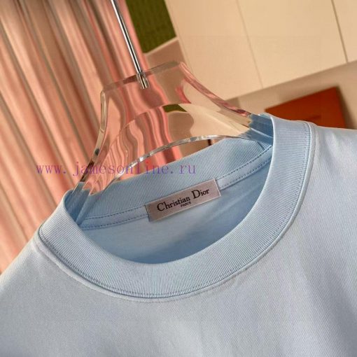 Dior 2025 Summer New Personalized Letter Logo Printed Short Sleeve T-shirt Customized Fabric 30 6e03jz2i - Image 5