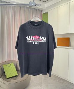 Balenciaga Paris 2025 Summer New Collection: Washed Worn Spray Ma Liu Personalized Letter Logo 51ydyuyh