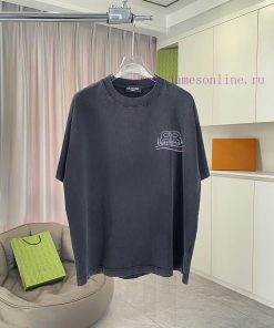Balenciaga Paris 2025 Summer New Collection: Washed Worn Spray Ma Liu Personalized Letter Logo byrii8zm