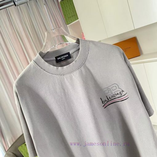 Balenciaga Paris 2025 Summer New Collection: Washed Worn Spray Ma Liu Personalized Letter Logo w2lk2si4 - Image 4
