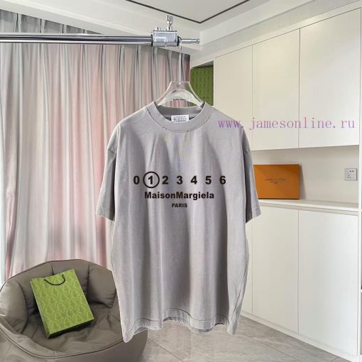 Magira MM6 2025 Summer New Style Vintage Gradient Wear Out Personalized Logo Printed Custom Fab uhwfssju