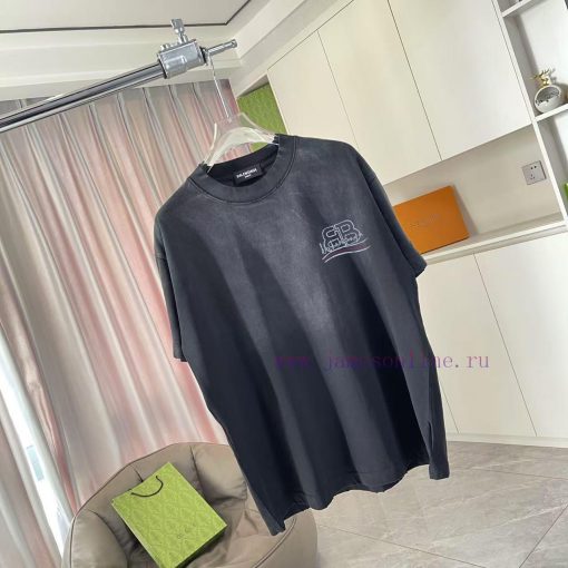 Balenciaga Paris 2025 Summer New Collection: Washed Worn Spray Ma Liu Personalized Letter Logo e99nmyg0 - Image 3