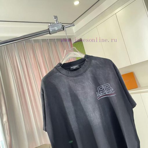 Balenciaga Paris 2025 Summer New Collection: Washed Worn Spray Ma Liu Personalized Letter Logo e99nmyg0 - Image 4