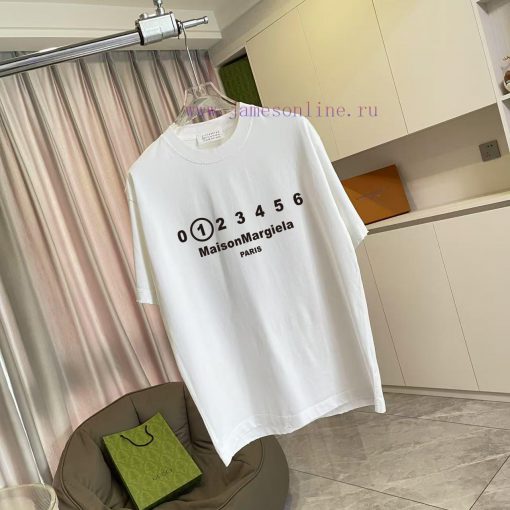 Magira MM6 2025 Summer New Style Vintage Gradient Wear Out Personalized Logo Printed Custom Fab 82qd4b1a - Image 3