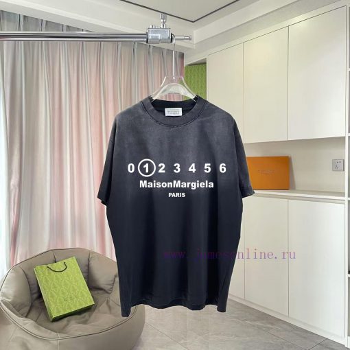 Magira MM6 2025 Summer New Style Vintage Gradient Wear Out Personalized Logo Printed Custom Fab y3arlb05