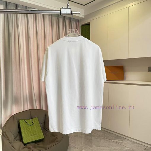 Magira MM6 2025 Summer New Style Vintage Gradient Wear Out Personalized Logo Printed Custom Fab 82qd4b1a - Image 8
