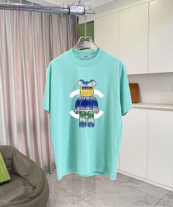 Chanel CHANEL 2025 Summer New Collection Double C Letter Logo Printed Short Sleeve T-shirt Cust o573bn8l