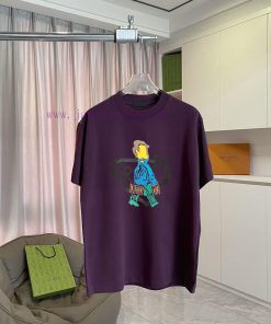 Prada 2025 Summer New Personalized Letter Logo Printed Custom Fabric 300g Short Sleeve T-shirt 13k86xt2
