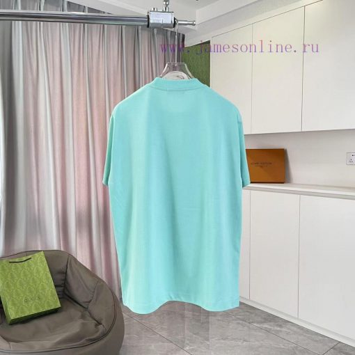 Prada 2025 Summer New Personalized Letter Logo Printed Custom Fabric 300g Short Sleeve T-shirt kcr6kjqw - Image 8