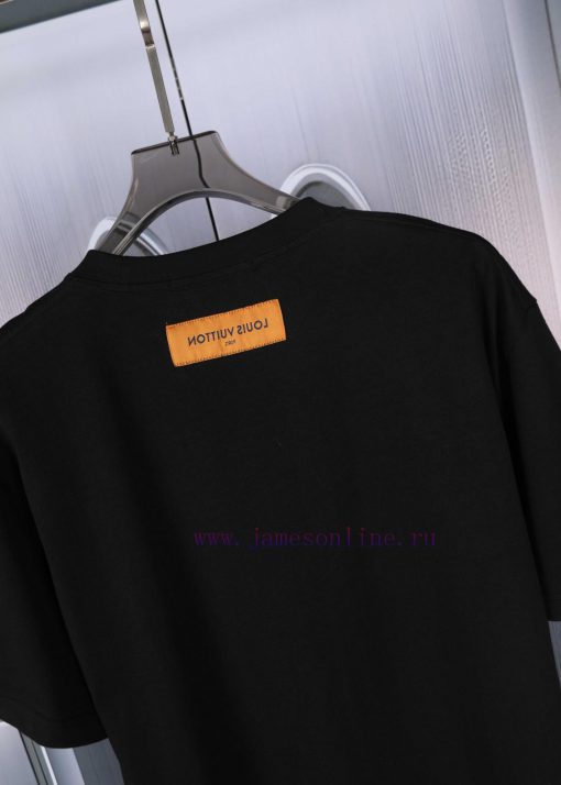 LV Donkey Home's New Toothbrush Embroidered Short Sleeves High-quality Heavy-duty Double Yarn 2 cbrovlnp - Image 7