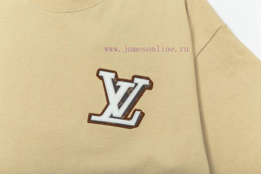 LV Louis 2024 SS Genuine Leather Embroidered New Short Sleeved Shirt High-quality Heavy-duty Do vfy76yp3 - Image 4