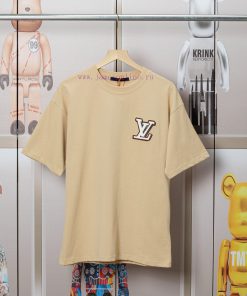 LV Louis 2024 SS Genuine Leather Embroidered New Short Sleeved Shirt High-quality Heavy-duty Do qpupgv9v