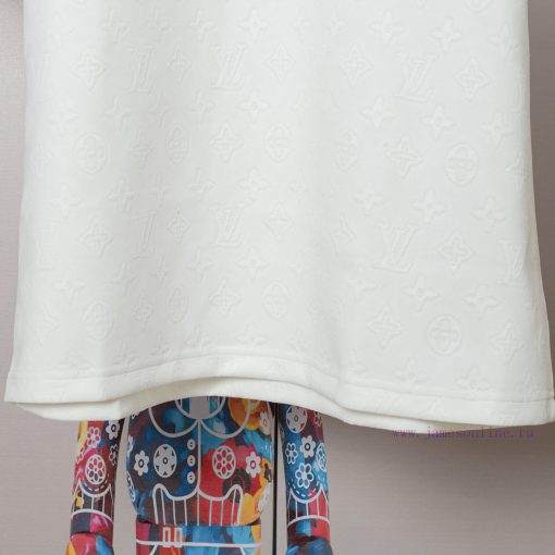 LV Louis Spring/Summer Heavy Weight 320g Jacquard T-shirt Full Of Classic Vintage Flowers The T zqfxgh1o - Image 7