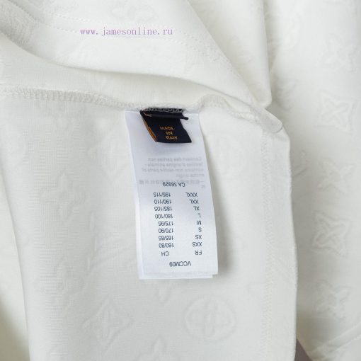 LV Louis Spring/Summer Heavy Weight 320g Jacquard T-shirt Full Of Classic Vintage Flowers The T zqfxgh1o - Image 9