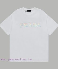 Top Differentiated CurrencyStyle Prada PRADA3M Reflective Logo Short SleeveColor Picture ColorS bhuz6tpk