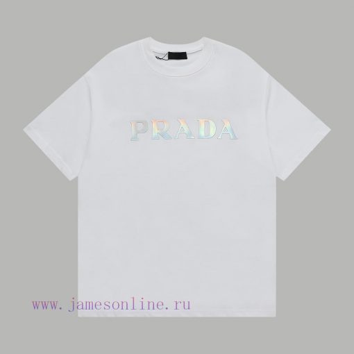 Top Differentiated CurrencyStyle Prada PRADA3M Reflective Logo Short SleeveColor Picture ColorS bhuz6tpk