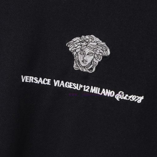 Gift Box Version Model Number LW73Versace | Emblem Embroidered Short SleeveThe Iconic Badge Emb 619zd1vg - Image 6