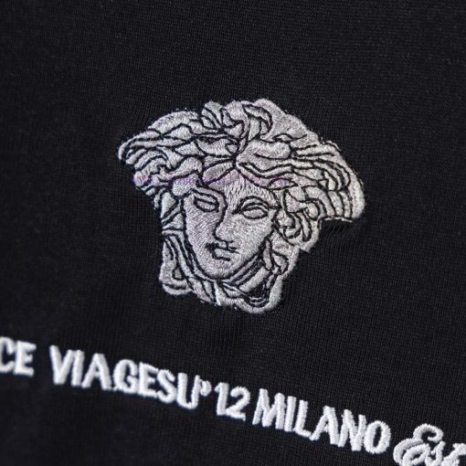 Gift Box Version Model Number LW73Versace | Emblem Embroidered Short SleeveThe Iconic Badge Emb 619zd1vg - Image 7