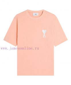 2025Ami Spring/Summer T-shirtStyle 117 Ami Large Flat Embroidered White Love Short Sleeved T-sh mqqo3zqj