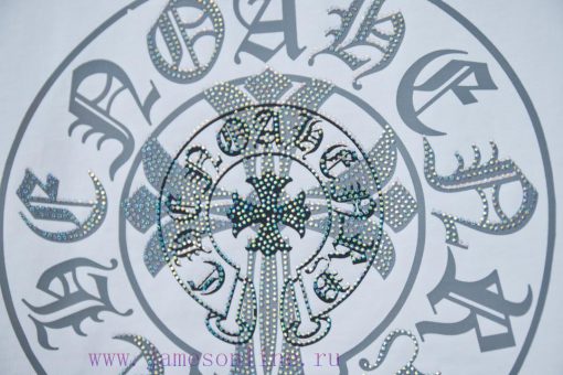 Ch * Ome Hearte 25SS Early Spring New Collection Croheart Graffiti Printed Hot Diamond Short Sl o9myeg3e - Image 8