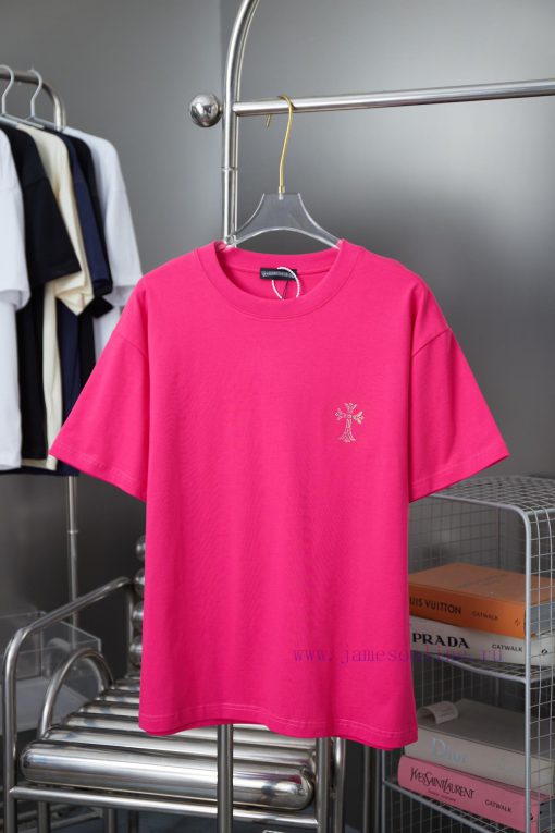 Ch * Ome Hearte 25SS Early Spring New Collection Croheart Graffiti Printed Hot Diamond Short Sl d7rub1n2 - Image 2