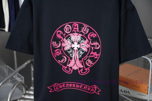 Ch * Ome Hearte 25SS Early Spring New Collection Croheart Graffiti Printed Hot Diamond Short Sl s5pzh42c - Image 7