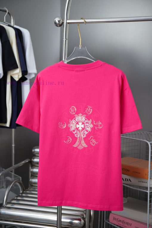 Ch * Ome Hearte 25SS Early Spring New Collection Croheart Graffiti Printed Hot Diamond Short Sl d7rub1n2 - Image 3