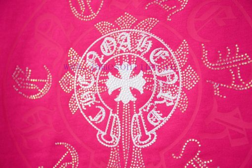 Ch * Ome Hearte 25SS Early Spring New Collection Croheart Graffiti Printed Hot Diamond Short Sl d7rub1n2 - Image 7