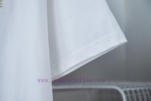 Louis LV 25ss Early Spring New Short Sleeve Gradient Embroidery Ink Painting Printed Short Slee gi8flx2c - Image 6