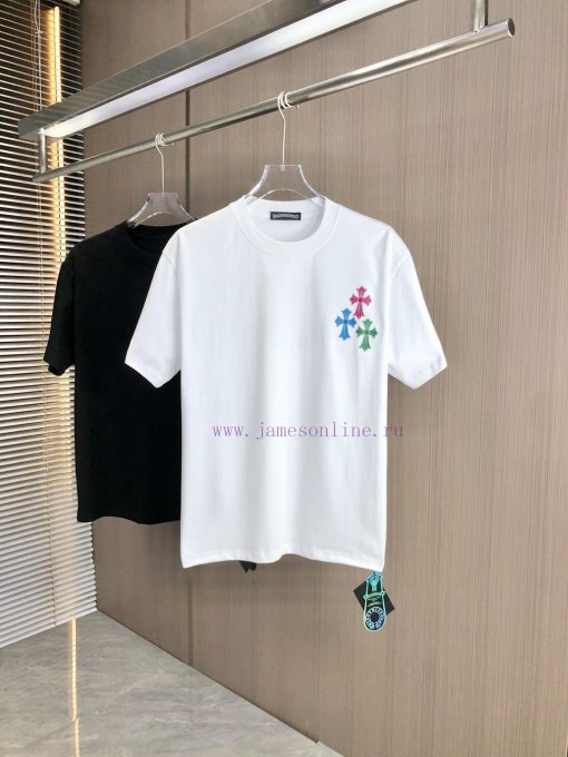 CH Kroxin 25FW Spring/Summer New Round Neck T-shirt Tatami Patch Embroidered With Heavy Weight ticpi5gb - Image 2