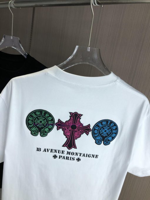 CH Kroxin 25FW Spring/Summer New Round Neck T-shirt Tatami Patch Embroidered With Heavy Weight ticpi5gb - Image 9