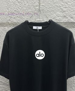 Alo * 2025 Spring/Summer Classic Simple Circle Letter Thick Plate Silicone Craftsmanship Person ejoo90ez