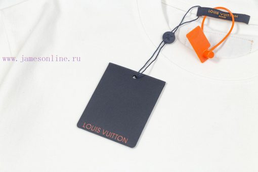 LV Lulu's Early Spring Flower Diamond Jacquard New Short Sleeved T-shirt Made Of High-quality A nzvtpe21 - Image 4