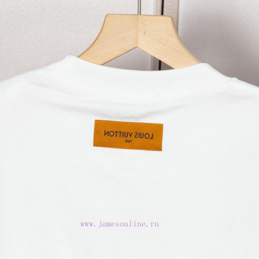 LV Lulu's Early Spring Flower Diamond Jacquard New Short Sleeved T-shirt Made Of High-quality A pkh0epft - Image 6