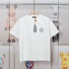 The Front And Back Of The CHROME HEARTS Short Sleeved T-shirt Feature High-end Hot Stamping And 7fezhlcg